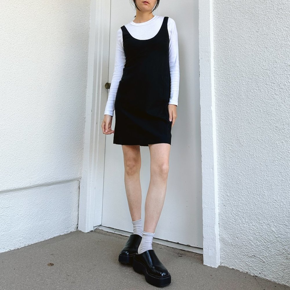 Theory Jumper Black Mini Dress